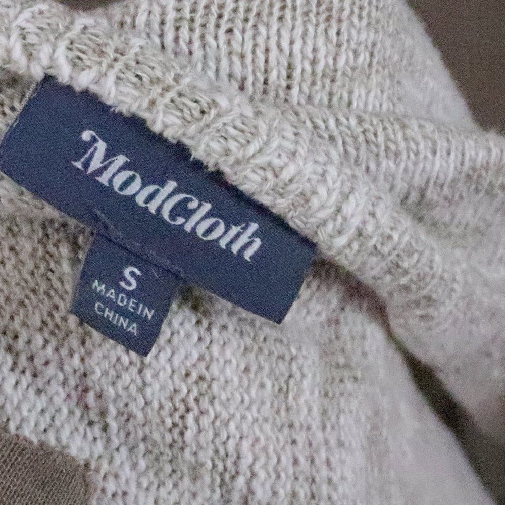 Modcloth | Open Front Cardigan Small - Picture 4 of 6